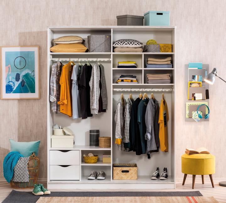 Produktbild Cilek Kleiderschrank White mit Schiebetüren (164 cm)