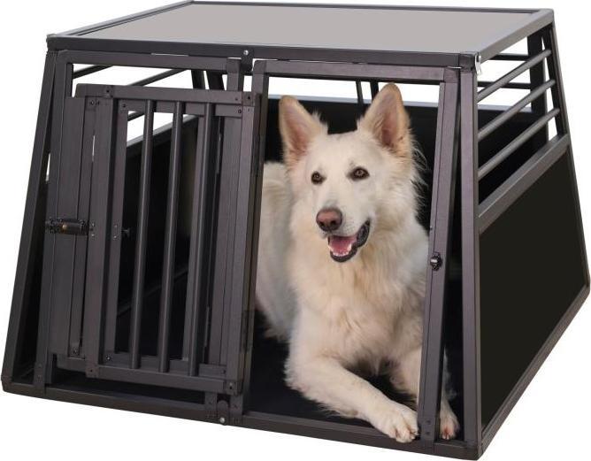 Actual product image Kerbl Transport box Vacation, aluminium, two-door (Dog, Lockable, Breathable)