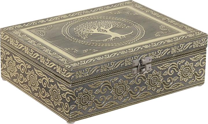 Produktbild Esprit Box-Schmuckkästchen Home Weiss Champagner Holz Aluminium 22,5 x 17,5 x 7,6 cm