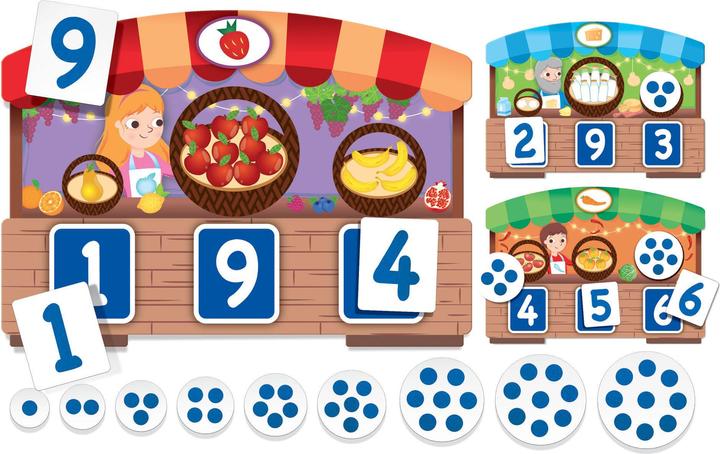 Actual product image Headup Games Tombola Tattile dei Numeri Montessori
