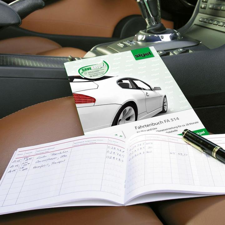 Produktbild Sigel Fahrtenbuch Papierformat: DIN A5 Farbe des Einbandes: grün (32 x)
