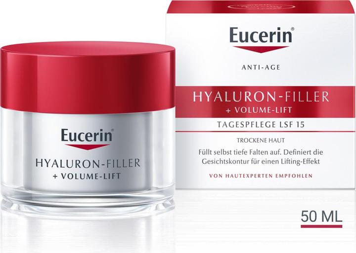 Produktbild Eucerin HYALURON-FILLER + VOLUME-LIFT Tagespflege für trockene Haut LSF 15 (50 ml)