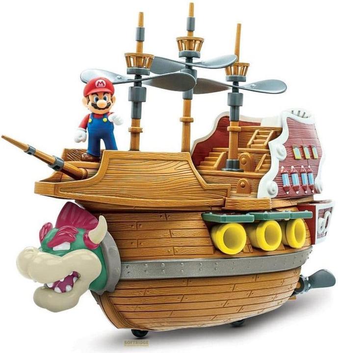 Actual product image Jakks Pacific Super Mario 2.5 Inch Deluxe Bowser"s Ship Playset