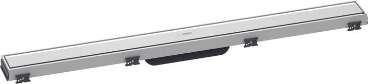 Actual product image hansgrohe HG shower channel RainDrain Match with height-adjustable frame 800mm white (800 mm)