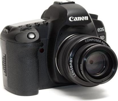 Image du produit Lensbaby Composer Pro II avec Edge 80 pour Canon EF (Canon EF, APS-C / DX)