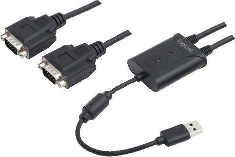 Actual product image LogiLink Adapter USB 2.0 - 2x Serial