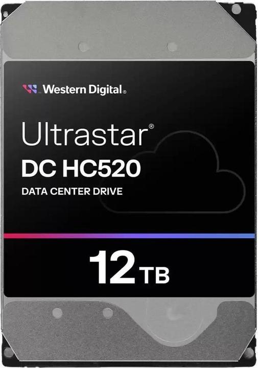 Produktbild WD Ultrastar HE12 12TB HDD SATA 6Gb/s 4KN SE 7200Rpm HUH721212ALN604 24x7 8,9cm 3,5Zoll Bulk (12 TB, 3.5")