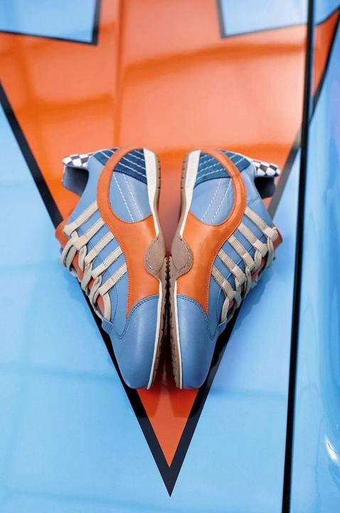 Image du produit Grandprix Originals Baskets Racing, bleu gulf / bleu glacé, taille 46 (46)