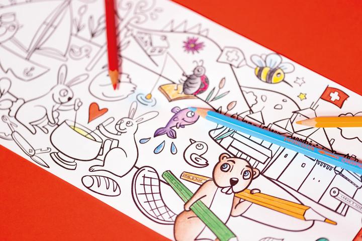 Actual product image Caran d'Ache Swisscolor Metalldose Farbstifte (Multicoloured, 18 x)
