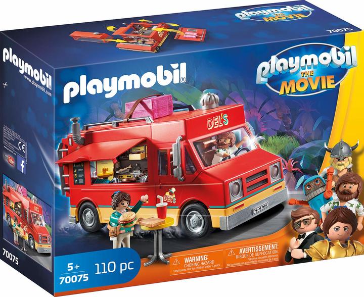 Playmobil The Movie Del's Food Truck (70075, Playmobil The Movie)
