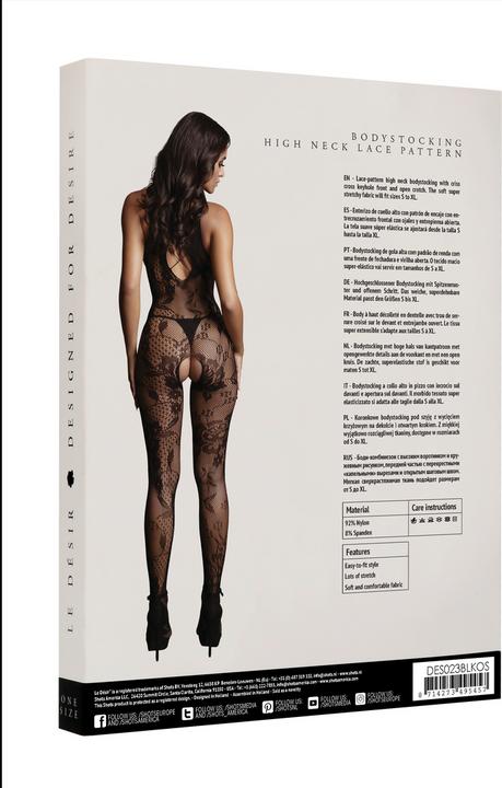 Produktbild Le Désir Criss Cross Neck Bodystocking (One Size)