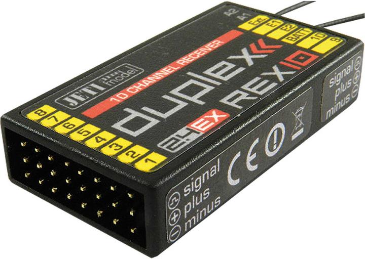 Actual product image Jeti Receiver REX 10 duplex