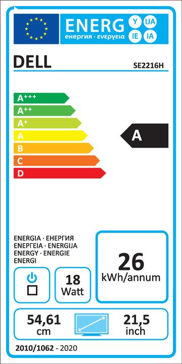 Energie-Label Dell G5 15 – 5500 9T6CF (15.60", Intel Core i5-10300H)