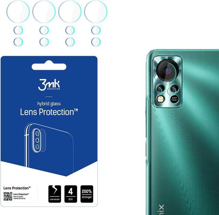 Actual product image 3MK Lens Protect Infinix Hot 11s NFC Ochrona na obiektyw aparatu 4szt (1 Piece, Infinix Hot 11s)