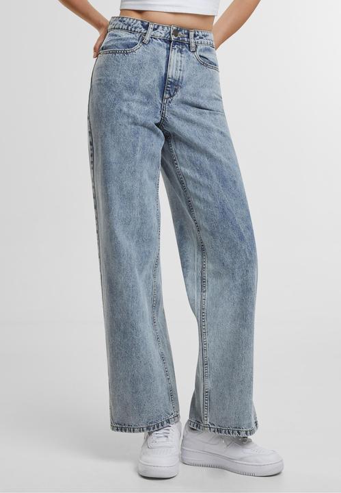 Produktbild Urban Classics Ladies Wide Leg Slit Denim (29)