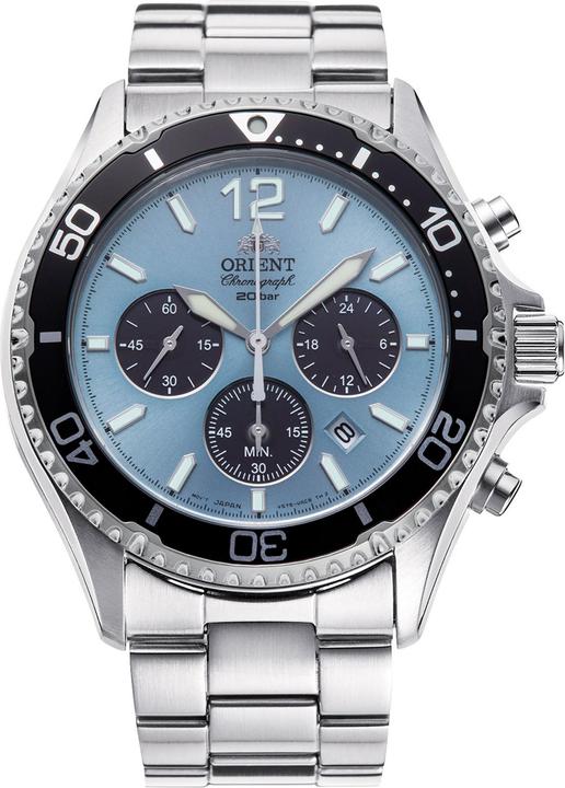 Image du produit Orient Sports Mako Solar Chrono - RA-TX0206L10B (Chronographe, Montre de sport, 42 mm)