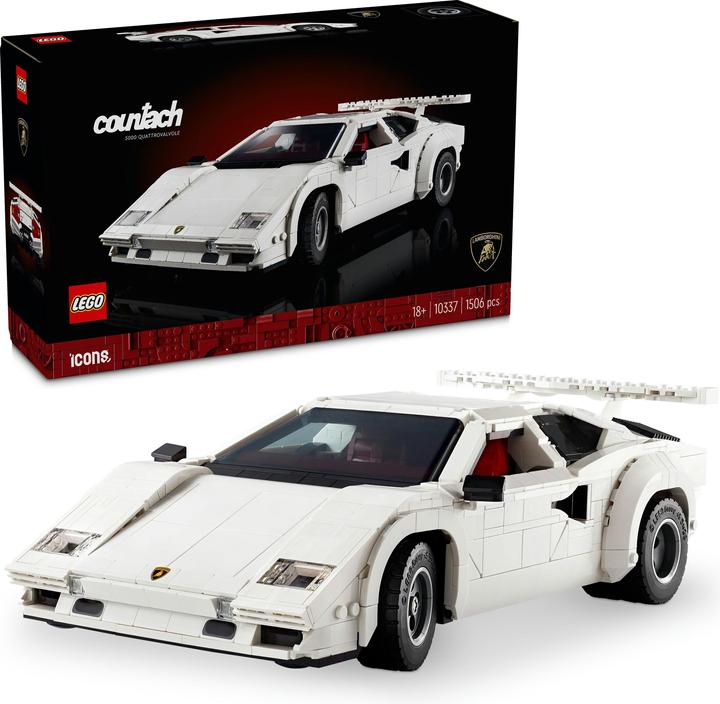 Immagine prodotto LEGO Lamborghini Countach 5000 Quattrovalvole (10337, LEGO Icons, Set LEGO rari)