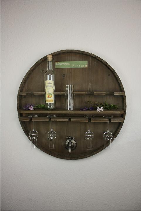 Immagine prodotto HTI-Line Bar a muro con botte di vino (ø 65 cm)