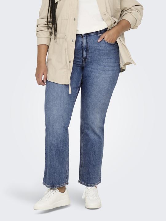 Actual product image Only CAREVERLY mid waist flared jeans regular fit jeans (W52/L34)