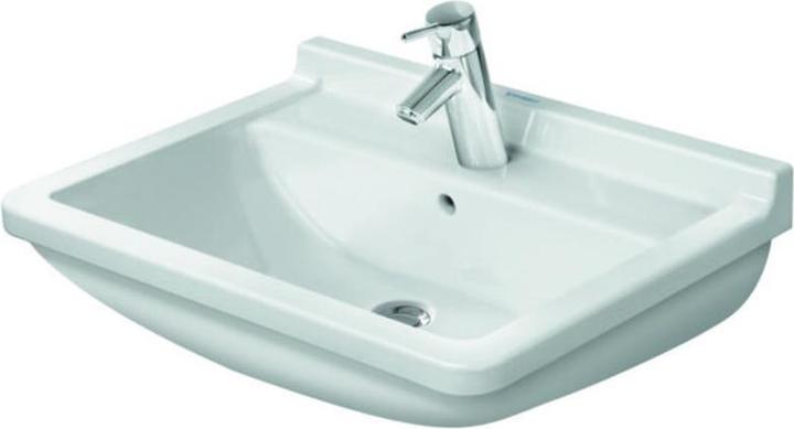 Immagine prodotto Duravit Lavabo STARCK 3 m ÜL HLB 1 foro per rubinetto 600x450mm bianco WG (450 mm, 600 mm)