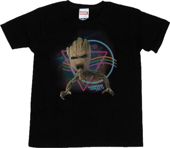 Guardians Of The Galaxy Neon Groot TShirt Jungen