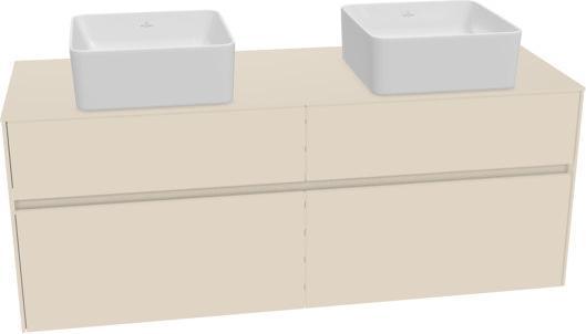 Produktbild Villeroy & Boch Collaro Waschbeckenunterschrank 1400x548x500 mm, 4 Auszüge, für 2 Waschbecken, C0 (147 x 62 x 57 cm)