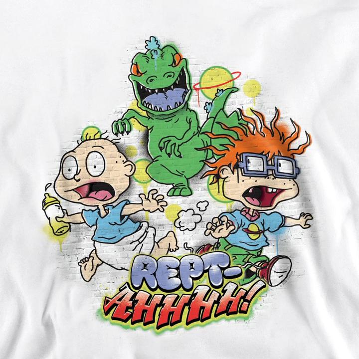 Actual product image Rugrats Unisex Adult Rept-Ahhhhh! Tommy & Chucky Sweatshirt (XL)
