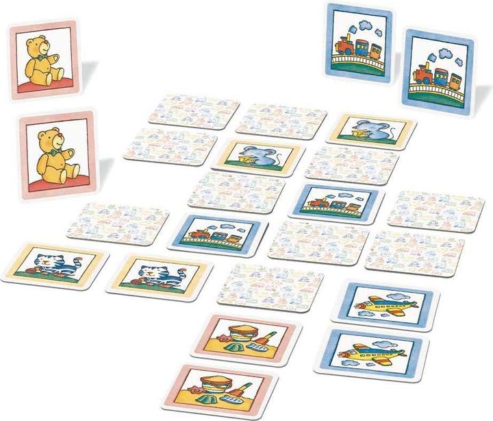 Image du produit Ravensburger Ma première mémoire? Mes choses préférées (Français, Néerlandais, Italien, Portugais, Anglais)
