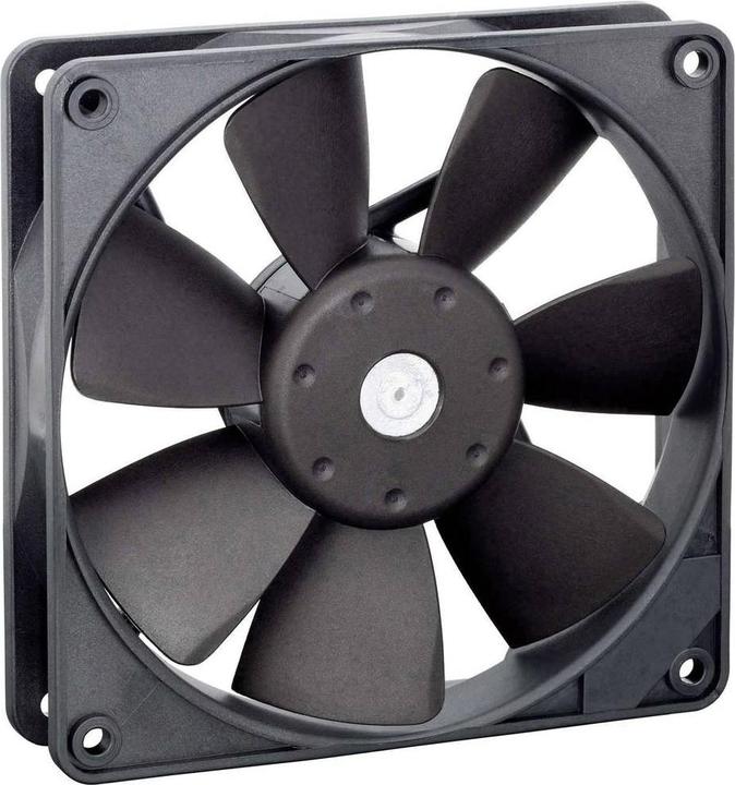 Papst EBM 4412F/2M-504 Ventilatore assiale 12 V/DC 137 m³/h (L x L x A) 25,4 x 119 x 119mm (25.40 mm, 1 x)