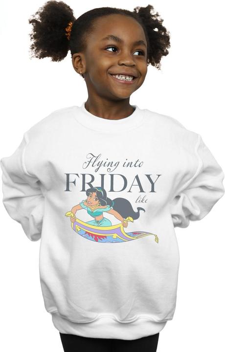 Produktbild Disney Princess Jasmine Flying Into Friday Like Sweatshirt Mädchen (128)