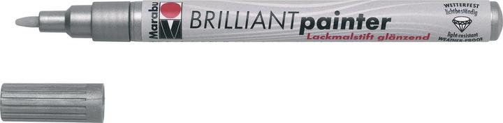 Actual product image Marabu BRILLIANT painter lacquer pencil (Silver, 2 mm, 1 x)