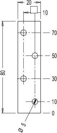 Immagine prodotto Arras PIASTRA PER CHIODI 80X20X2.0 CE