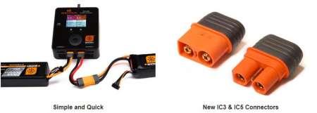 Actual product image Spektrum 2200mAh 3S 11.1V 100C Smart LiPo Battery IC3 (11.10 V, 2200 mAh)