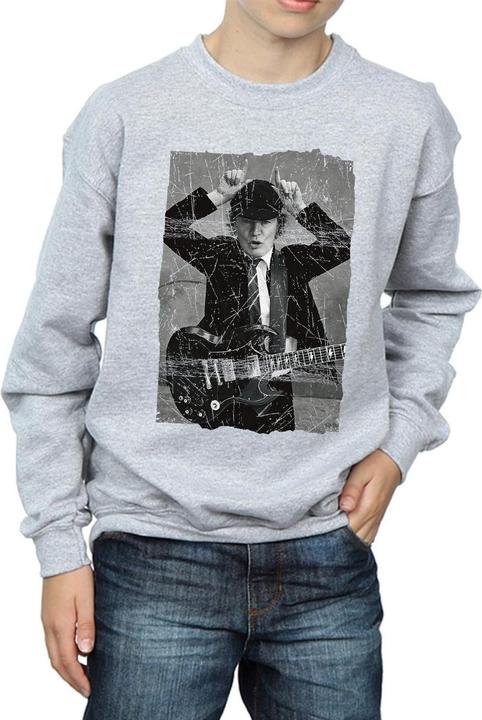Image du produit AC/DC - Sweat ANGUS YOUNG DISTRESSED PHOTO - Garçon (128)