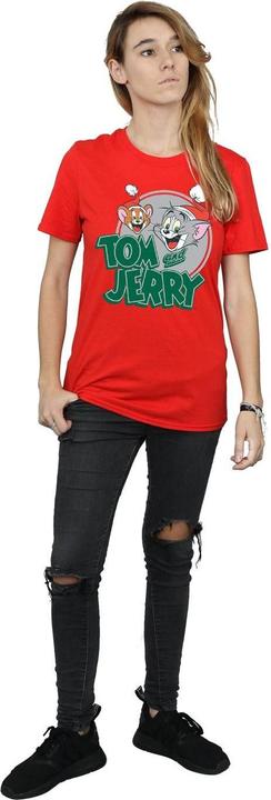 Immagine prodotto Tom & Jerry Christmas Greetings Maglietta Ampia Donna (3XL)