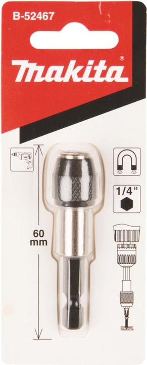 Actual product image Makita Quick change chuck 1/4"" 60mm (60mm)