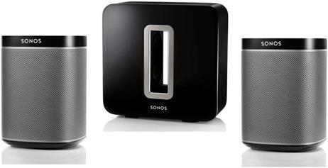 Sonos Bundle 2x PLAY:1 nero + Sub