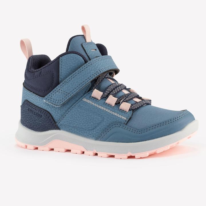 Produktbild Quechua Wanderschuhe Kinder Grösse 28–34 halbhoch Klettverschluss - NH500 blau (31)