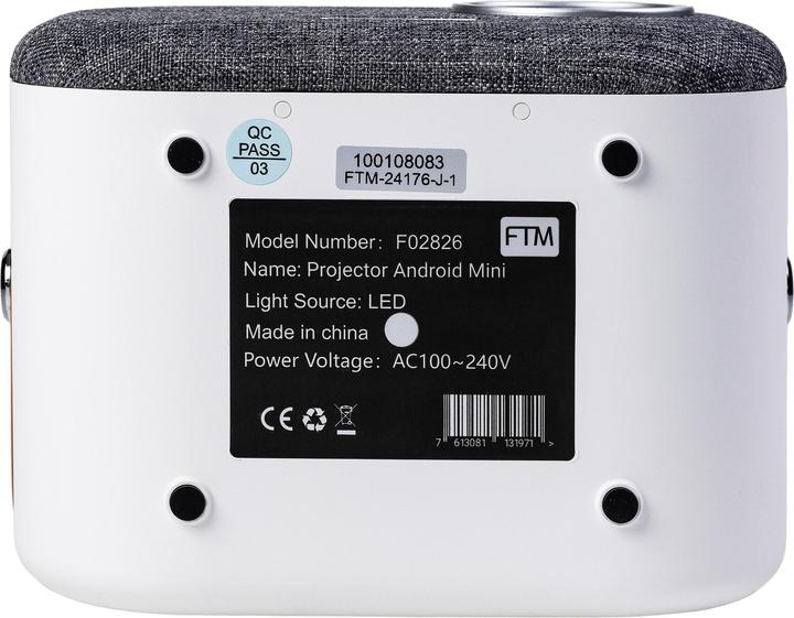 Immagine prodotto FTM Projektor Mini, ANSI-Lumen: 200 lm, Auflösung: 1920 x (Full HD, 200 lm)