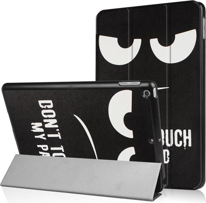 Actual product image Cover-Discount Tri-fold Smart Case Don't Touch (iPad 2017 (5th gene), iPad 2018 (6th gene))