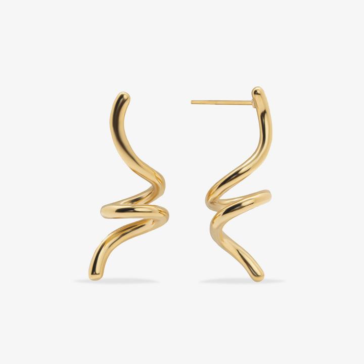 Sensora Jewelry Swirly Ohrringe (Edelstahl)