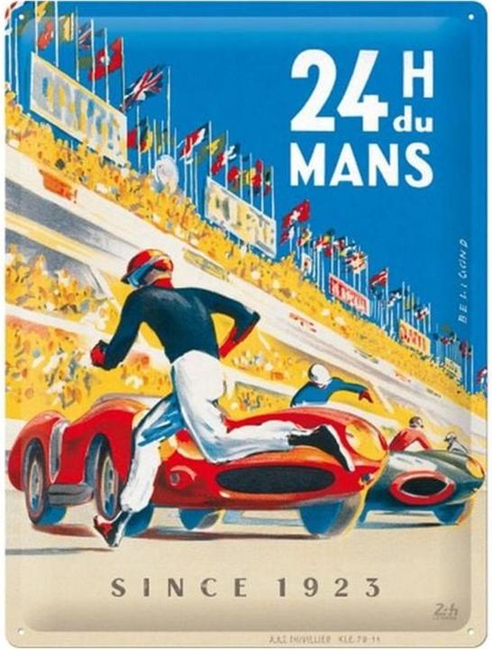 Produktbild Nostalgic-Art Merchandising Nostalgic Art Schild 24 h Le Mans – Racing 30 (30 x 40 cm)