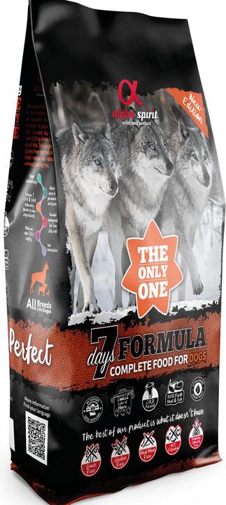 Alpha Spirit 7 Days Dry Complete dog Food Week Meniu 12kg (Adult, 1 Stk., 12000 g)