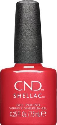 CND Shellac UV-Nagellack Dragon Slay All Day Nr. 482 Red Shimmer (Rot, Gel-Effekt Nagellack)