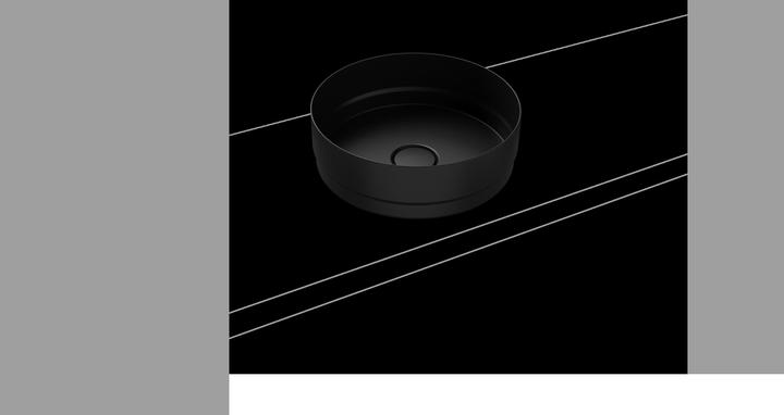 Actual product image Kaldewei Nueva washbasin bowl 3191, round, diameter 380mm, without overflow, 911206003 (502 mm, 481 mm)