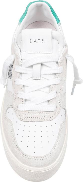 Image du produit D.a.t.e. D.a.t.e sneakers court platform in leather and suede white and green (42)