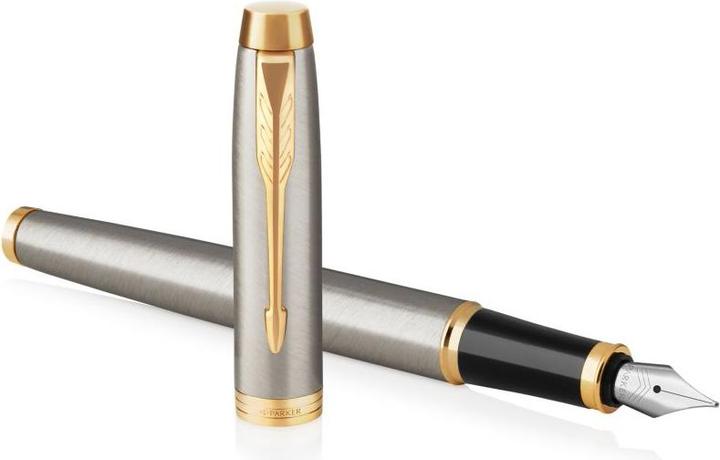 Produktbild Parker Pen IM Brushed Metal G.C. (Gold, Silber, 1 x)
