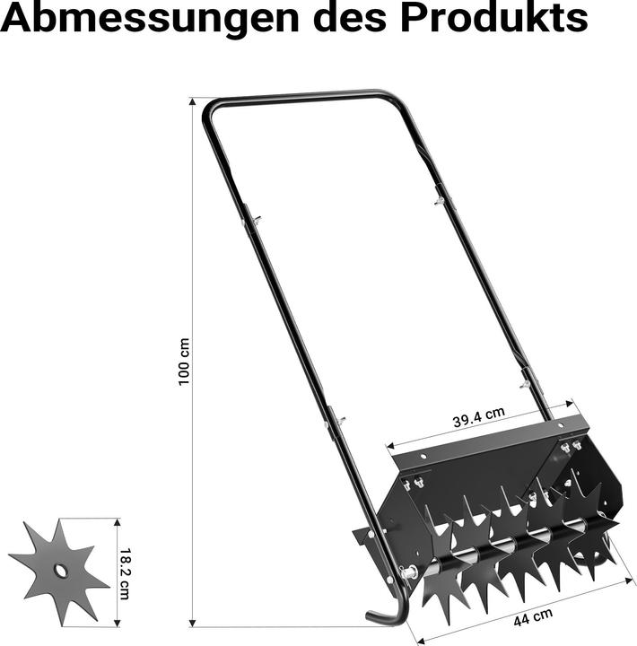 Actual product image Wiltec Lawn aerator