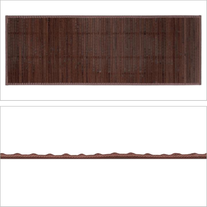 Image du produit Relaxdays Tapis en bambou (53 x 152 x 0.4 cm)