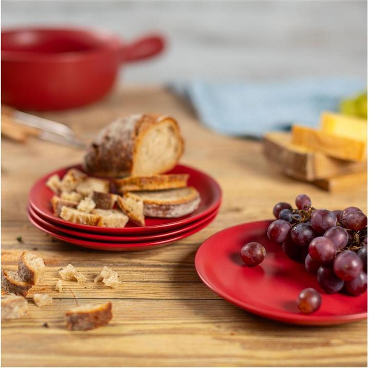 Actual product image Kuhn Rikon Plate red matt Ø 19 cm
